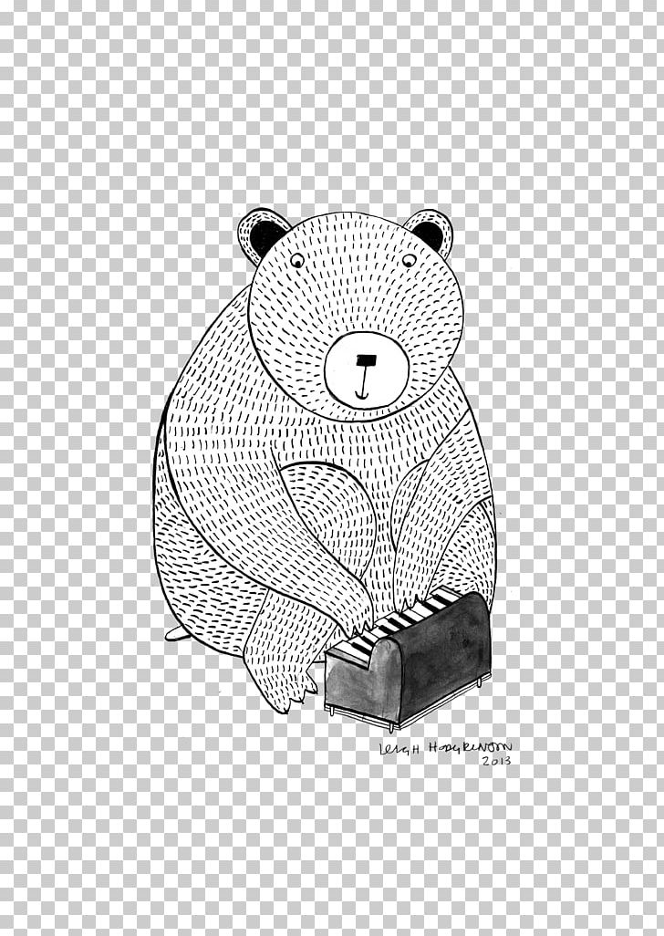 Polar Bear Cubs Drawing PNG, Clipart, Animals, Art, Bear, Black, Black And White Free PNG Download