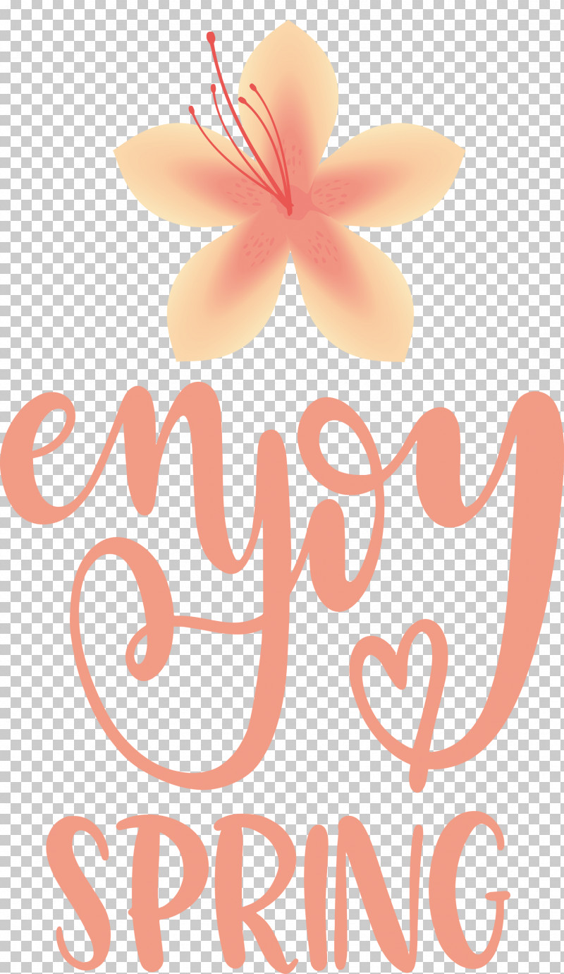 Enjoy Spring Spring PNG, Clipart, Biology, Floral Design, Flower, Line, Logo Free PNG Download