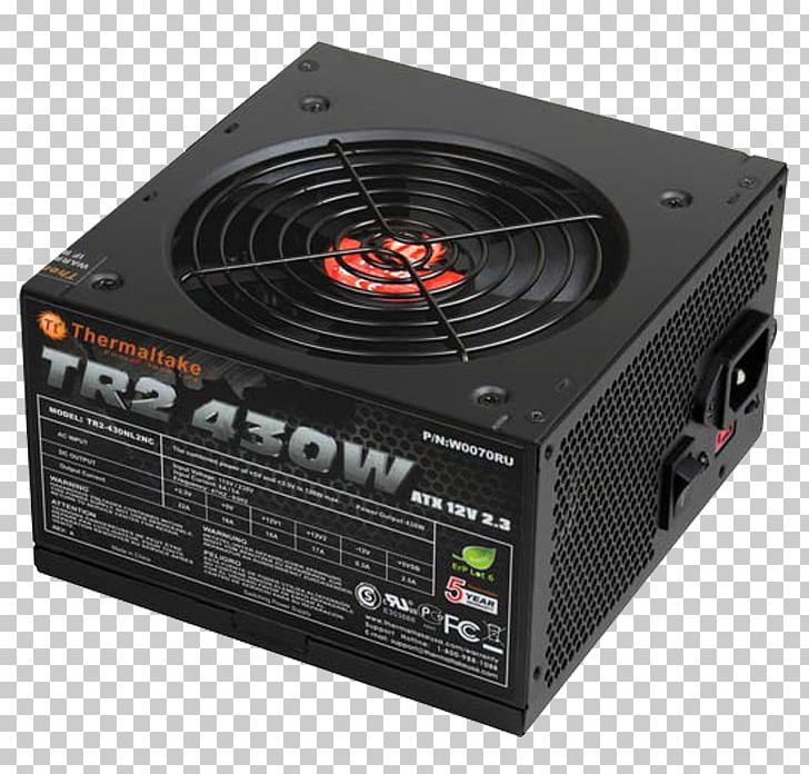 Power Supply Unit Graphics Cards & Video Adapters ATX Power Converters Thermaltake PNG, Clipart, 80 Plus, Computer, Electrical Connector, Electrical Switches, Electronic Device Free PNG Download