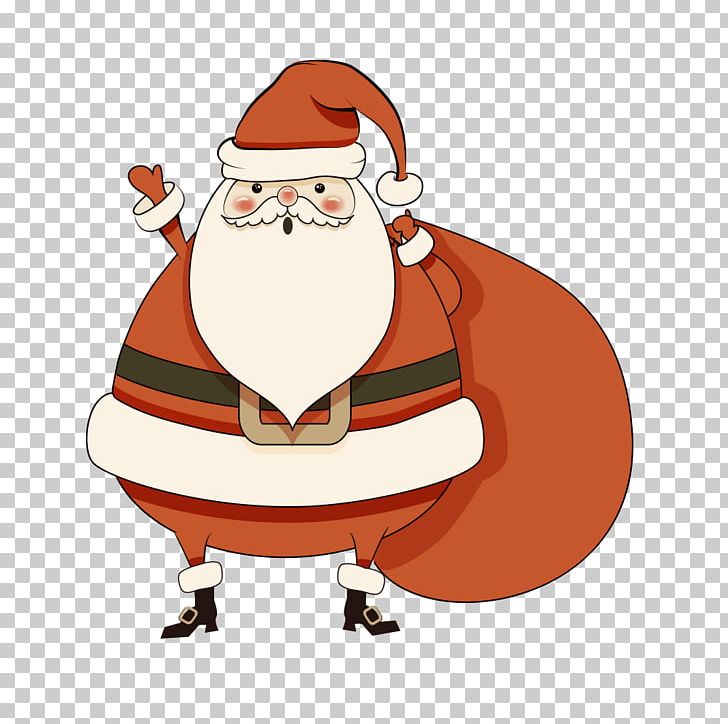 Santa Claus Christmas Gift Illustration PNG, Clipart, Cartoon, Christmas Decoration, Christmas Png, Creative Christmas, Fictional Character Free PNG Download