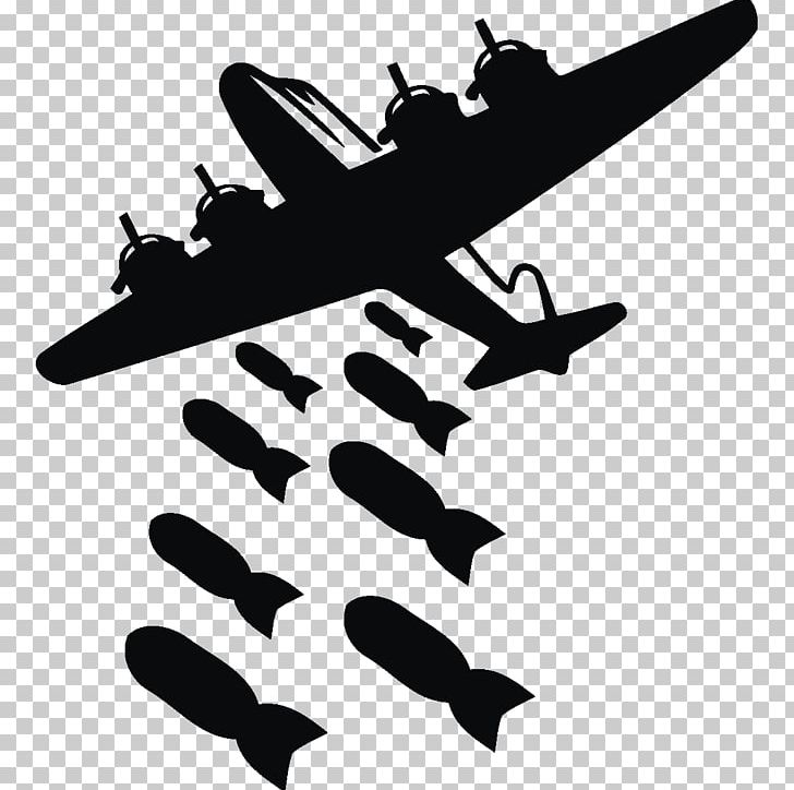 Bomb Decal Airplane Sticker Nuclear Weapon PNG, Clipart, Aircraft, Airplane, Aviation, Black And White, Bomb Free PNG Download