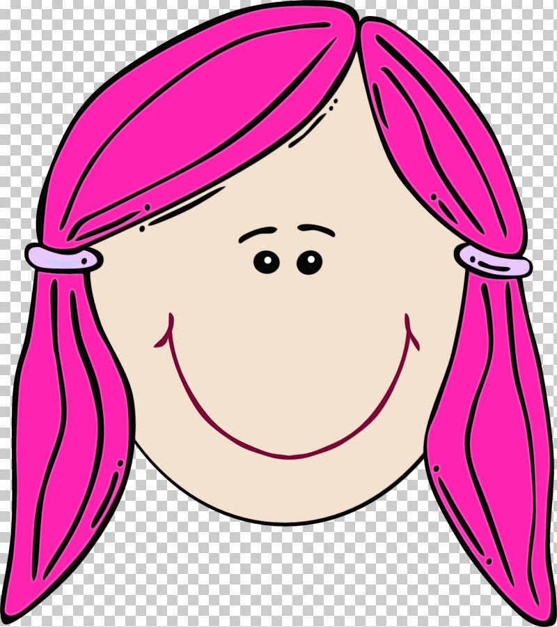 Cartoon Brown Hair Drawing Head Hair Smile PNG, Clipart, Brown Hair, Cartoon, Drawing, Head Hair, Paint Free PNG Download