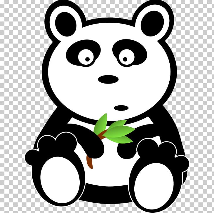 Giant Panda Bear Cuteness PNG, Clipart, Artwork, Bear, Black And White, Carnivoran, Computer Free PNG Download