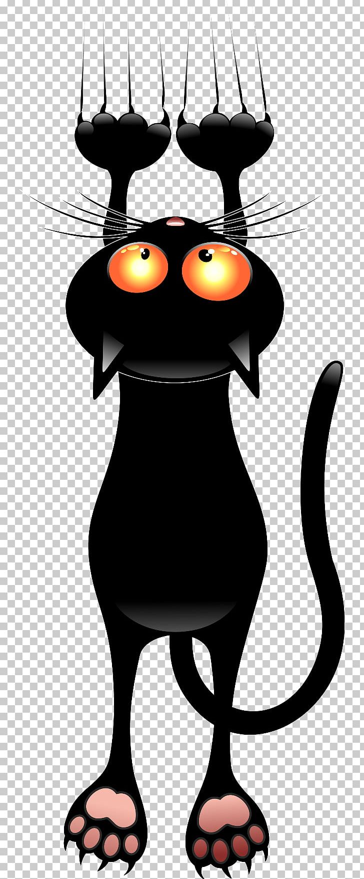 Cat Cartoon PNG, Clipart, Animals, Art, Artwork, Beak, Black Cat Free PNG Download