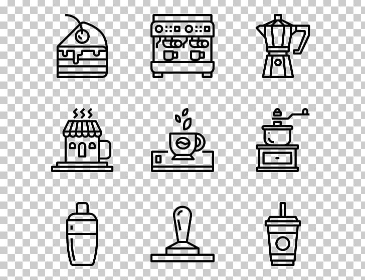 Computer Icons Coffee Paper PNG, Clipart, Angle, Area, Black And White, Brand, Cafe Free PNG Download