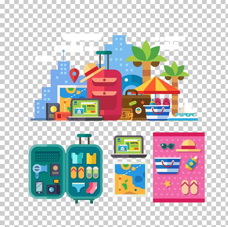 Tourism Flat Design Travel PNG, Clipart, Area, Beach, Cartoon, City, Creative Free PNG Download