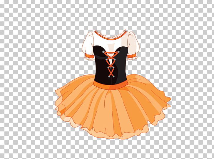 Skirt Clothing Tutu Orange Dress PNG, Clipart, Ballet Tutu, Clothing, Coat, Costume, Dance Dress Free PNG Download