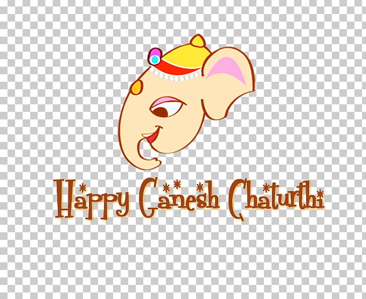 Happy Ganesh Chaturthi . PNG, Clipart, Area, Artwork, Banner, Cartoon, Happiness Free PNG Download