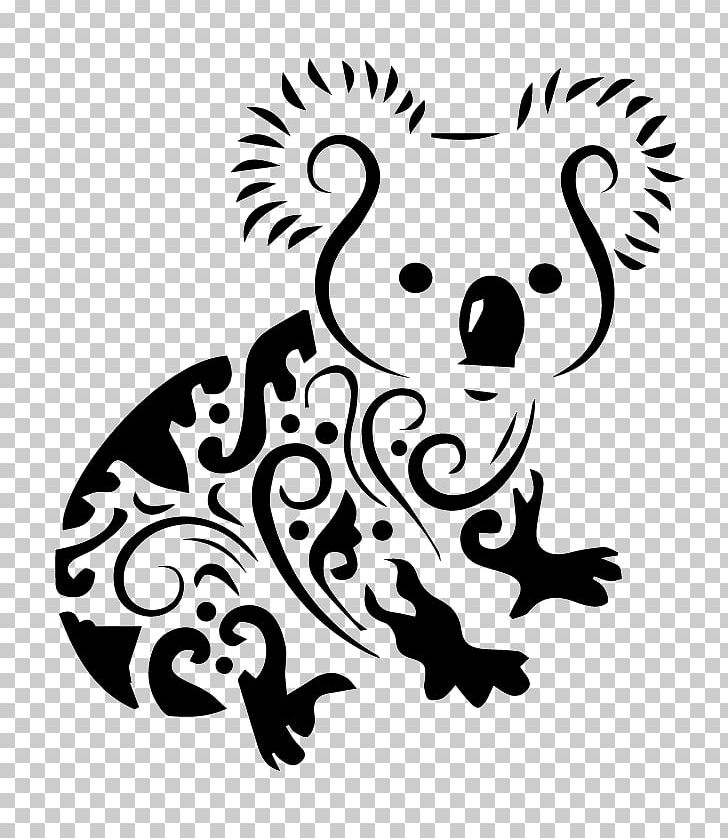 Koala Tattoo Drawing PNG, Clipart, Animals, Art, Artwork, Bear, Black Free PNG Download