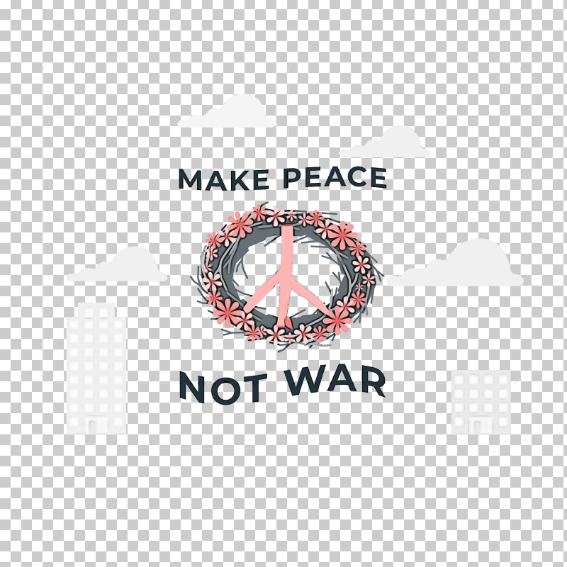 Make Peace Not War Peace Day PNG, Clipart, Logo, Make Peace Not War, Peace Day, Text Free PNG Download