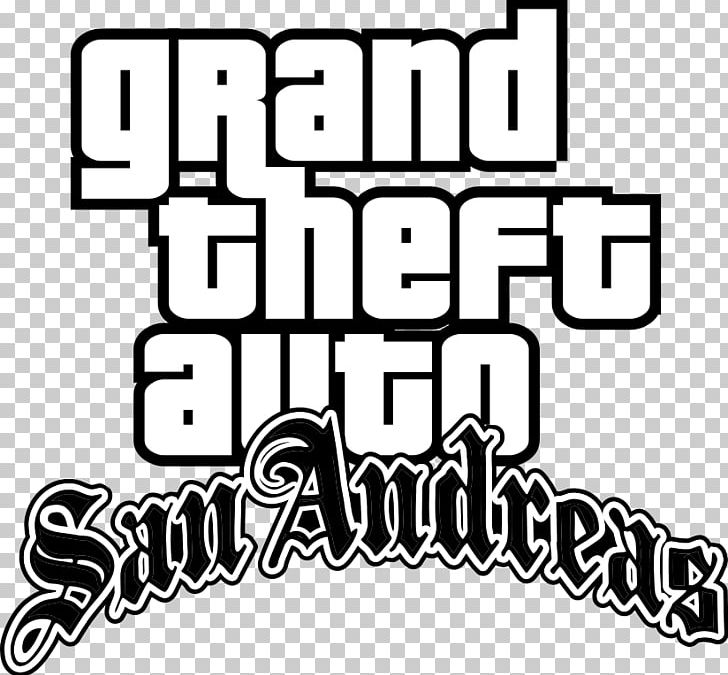 Grand Theft Auto: San Andreas Grand Theft Auto V Grand Theft Auto: Vice City Grand Theft Auto Online Grand Theft Auto III PNG, Clipart, Black, Black And White, Brand, Grand Theft, Grand Theft Auto V Free PNG Download
