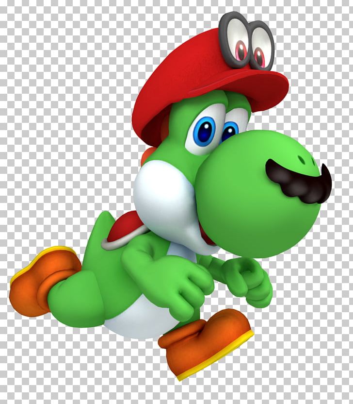 Super Mario Odyssey Mario & Yoshi Super Mario World 2: Yoshi's Island Bowser PNG, Clipart, Coloring Book, Fictional Character, Figurine, Grass, Green Free PNG Download