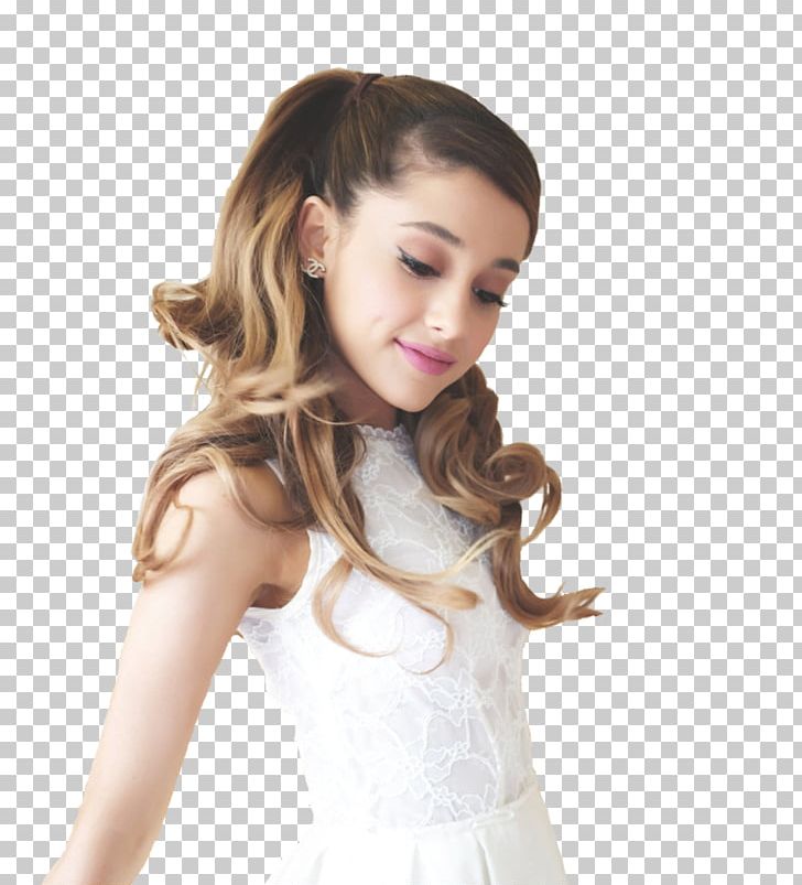The Video On Screen Is Of Ariana Grande With Long Hair Background, Ariana  Grande Black And White Picture Background Image And Wallpaper for Free  Download