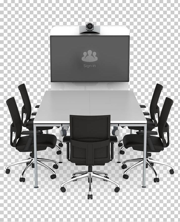 Office & Desk Chairs Table Videotelephony Furniture PNG, Clipart, Amp, Angle, Black, Business, Chair Free PNG Download