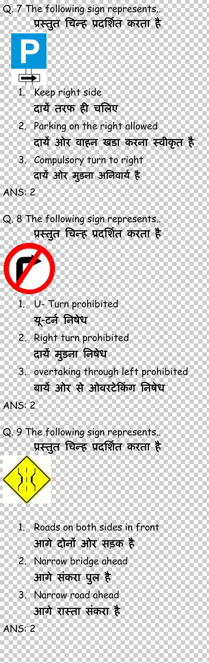 Hindi Driving License Test GK In Hindi Brain IQ Test Driver's License PNG, Clipart,  Free PNG Download