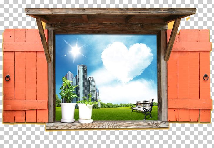 Window Illustration PNG, Clipart, Clouds, Designer, Encapsulated Postscript, Facade, Fresh Free PNG Download