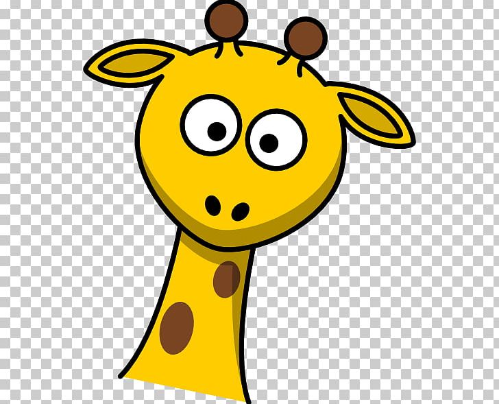 giraffe cartoon face