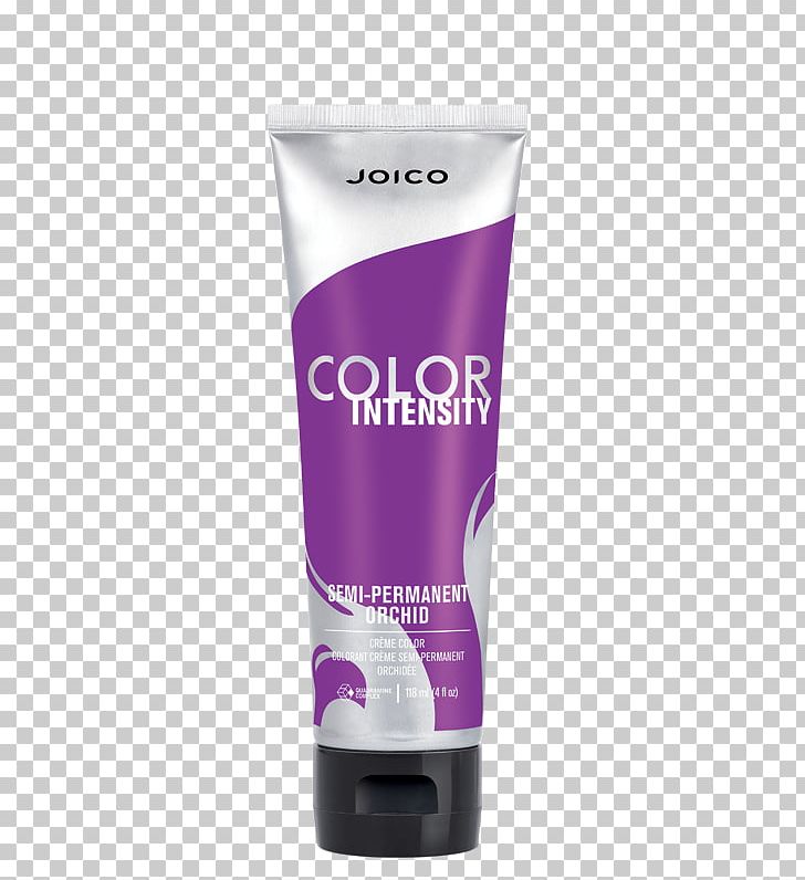 Joico Color Intensity Semi-Permanent Hair Color 4 Oz Cream Orchid Lotion Purple PNG, Clipart, Color, Cream, Hair, Hair Coloring, Human Hair Color Free PNG Download