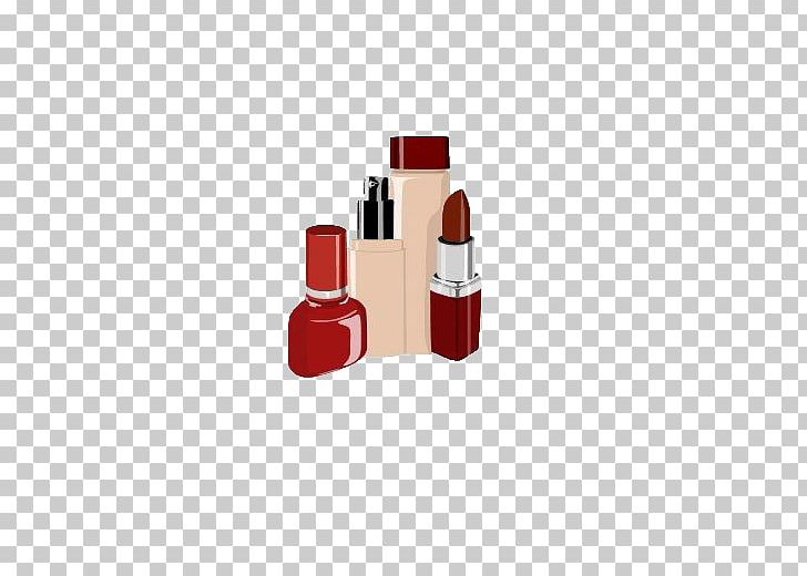 Cosmetics Lipstick Nail Polish PNG, Clipart, Adobe Illustrator, Bottle, Cosmetic, Designer, Drinkware Free PNG Download