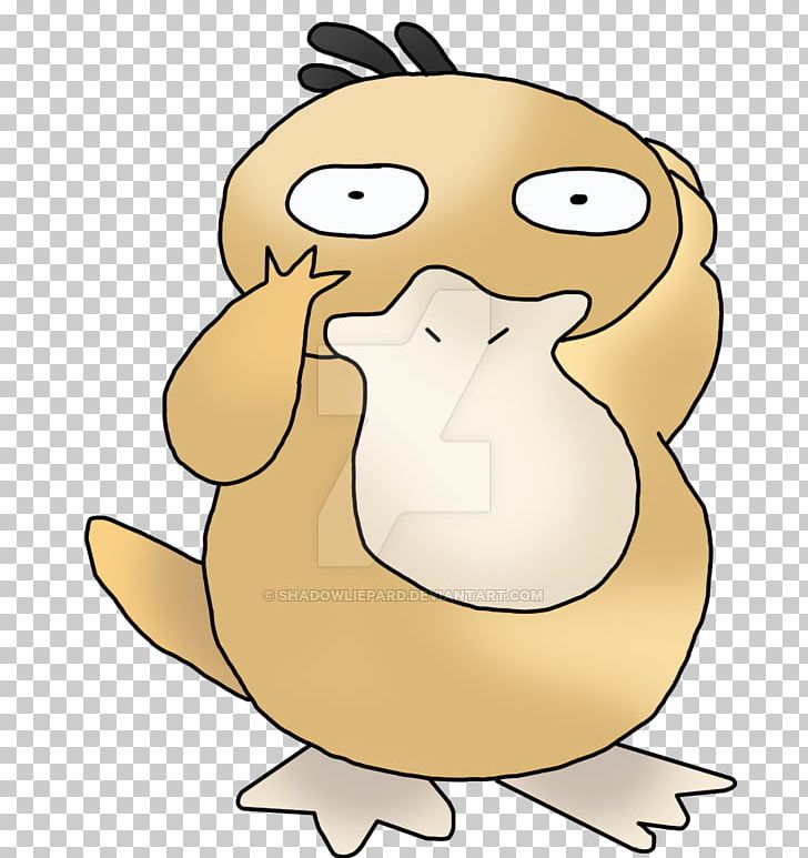 Psyduck Pokémon Art PNG, Clipart, Art, Artwork, Beak, Bird, Canidae Free PNG Download