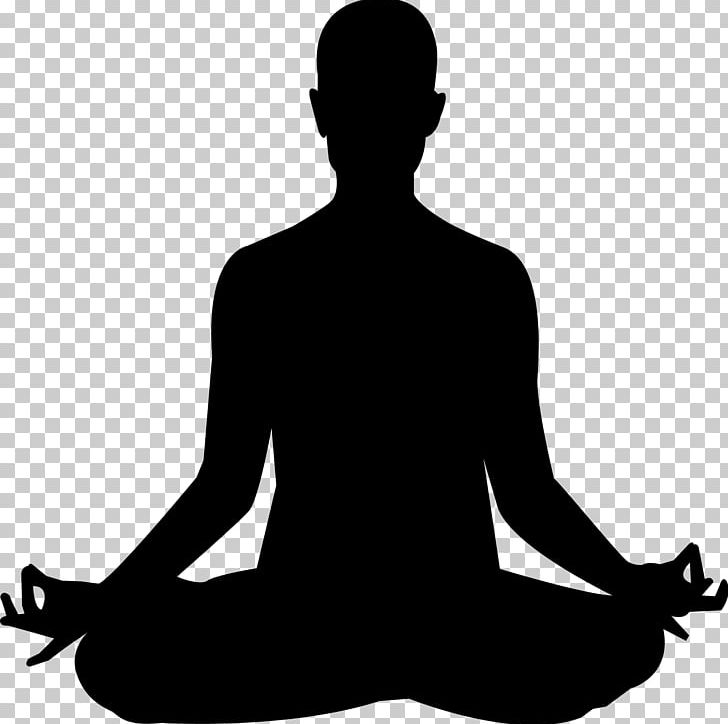 Meditation Yoga Sutras Of Patanjali Black And White PNG, Clipart, Black ...