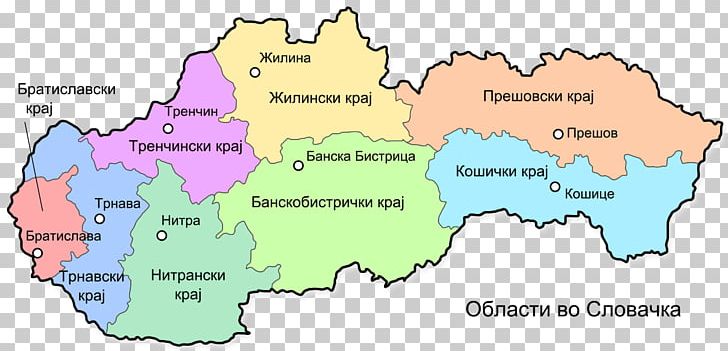 Map Regions Of Slovakia Ecoregion Line Tuberculosis PNG, Clipart, Area, Ecoregion, Line, Map, Slovakia Free PNG Download