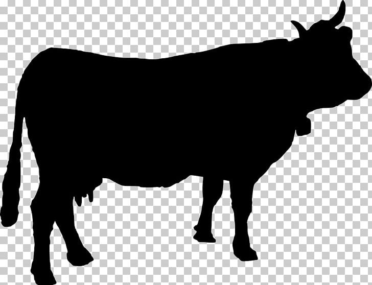 Beef Cattle Angus Cattle Silhouette PNG, Clipart, Angus Cattle, Animals, Beef Cattle, Black And White, Bull Free PNG Download