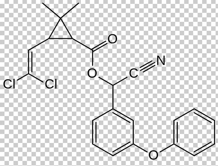 Insecticide Cypermethrin Pyrethroid Structure Chemistry PNG, Clipart, Angle, Area, Auto Part, Bkchem, Black And White Free PNG Download