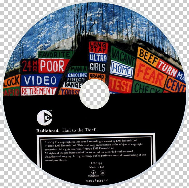 Hail To The Thief Radiohead The King Of Limbs Phonograph Record Compact Disc PNG, Clipart, Amnesiac, Brand, Compact Disc, Dvd, Hail To The Thief Free PNG Download