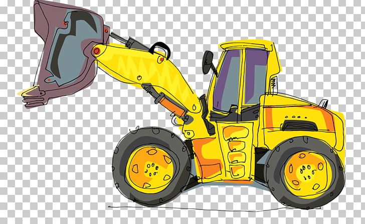 Excavator Heavy Equipment Cartoon Backhoe PNG, Clipart, Agricultural Machinery, Architectural Engineering, Autom, Automotive Tire, Crane Free PNG Download