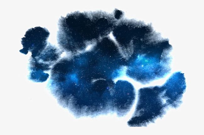 Sky Blue Chinese Ink Painting Style PNG, Clipart, Background, Blue, Blue Clipart, Blue Star, Blue Universe Free PNG Download