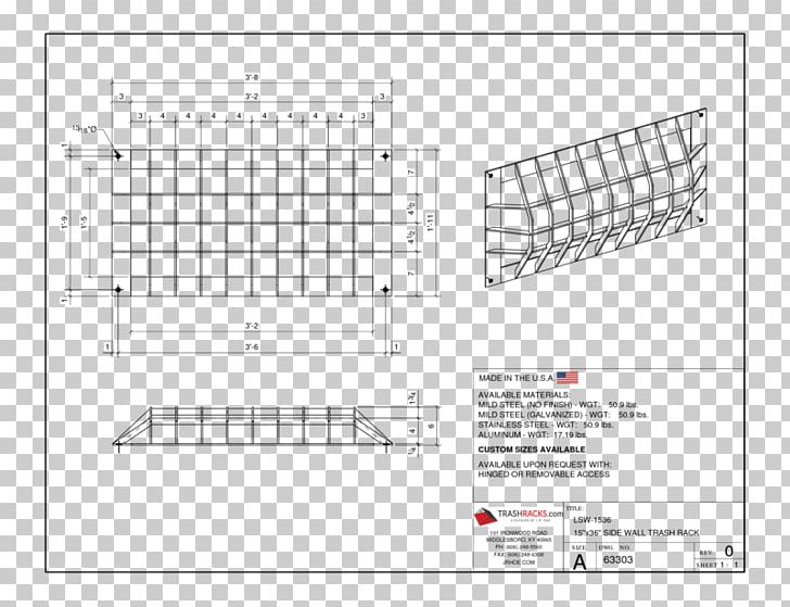 Trash Rack Drawing Waste Wall PNG, Clipart, Angle, Area, Autocad, Cleaning, Culvert Free PNG Download