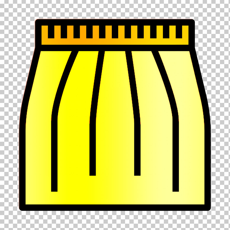 Skirt Icon Clothes Icon PNG, Clipart, Clothes Icon, Line, Skirt Icon, Yellow Free PNG Download