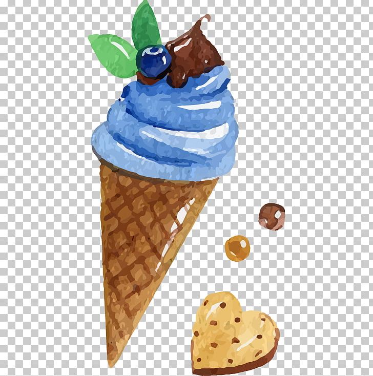 Chocolate Ice Cream Sundae Ice Cream Cone PNG, Clipart, Blueberry Ice Cream, Blueberry Vector, Chocolate, Cream, Cream Vector Free PNG Download