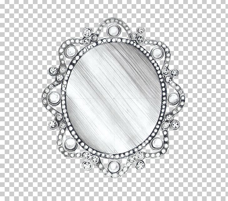 Table Mirror Toalheiro Tray Bathroom PNG, Clipart, Bathroom, Black And White, Body Jewellery, Body Jewelry, Circle Free PNG Download