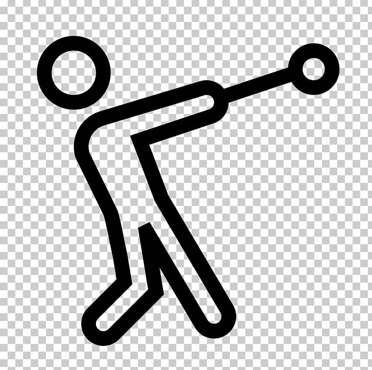 Computer Icons Hammer Throw PNG, Clipart, Angle, Area, Black And White, Computer Icons, Download Free PNG Download