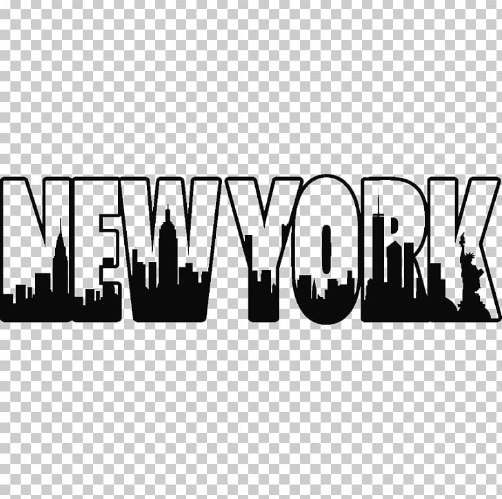 New York City Wall Decal Sticker PNG, Clipart, Angle, Black, Black And White, Brand, Building Free PNG Download