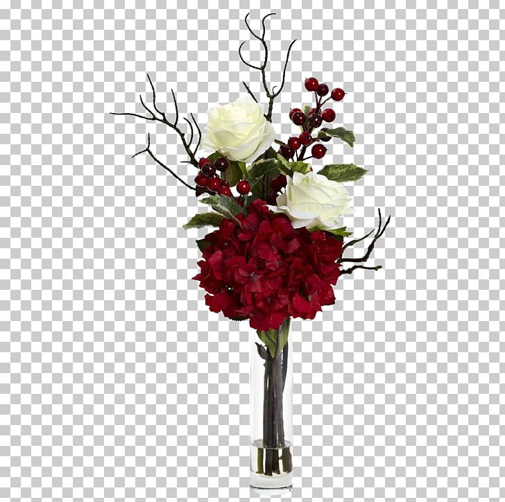 Table Flowers Christmas Hydrangea Artificial Flower PNG, Clipart, Blossom, Branch, Centrepiece, Christmas Decoration, Cut Flowers Free PNG Download