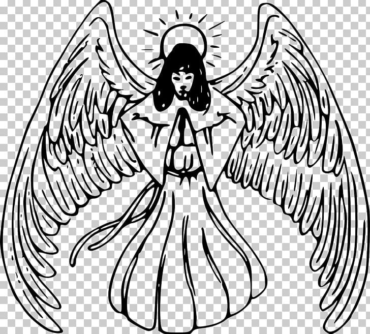 Angel Line Art Drawing PNG, Clipart, Angel, Art, Artwork, Beak, Bird Free PNG Download