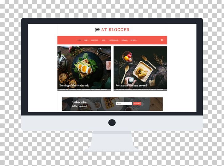 Responsive Web Design Blog Template WordPress PNG, Clipart, Blog, Blogger, Bootstrap, Brand, Computer Monitor Free PNG Download