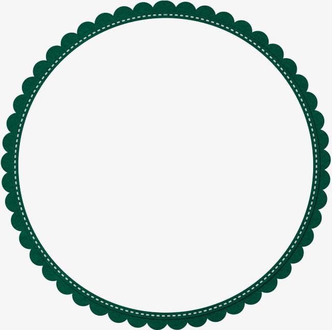 Green Simple Lace Circle Border Texture PNG, Clipart, Border, Border Clipart, Border Texture, Circle, Circle Clipart Free PNG Download