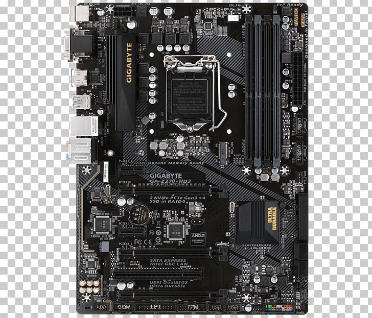 Intel LGA 1151 ATX DDR4 SDRAM Motherboard PNG, Clipart, Amd Crossfirex, Atx, Computer Accessory, Computer Component, Computer Hardware Free PNG Download