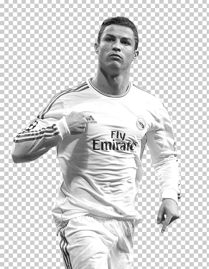 Cristiano Ronaldo Real Madrid C.F. 2018 World Cup FC Barcelona Football Player PNG, Clipart, 2018 World Cup, Arm, Black And White, Clothing, Cris Free PNG Download