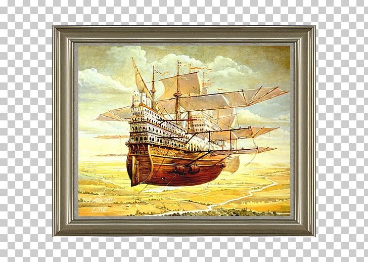 Painting Clipper Ship Of The Line Russian Folk-tales PNG, Clipart, Art, Artwork, Barque, Bomb Vessel, Caravel Free PNG Download