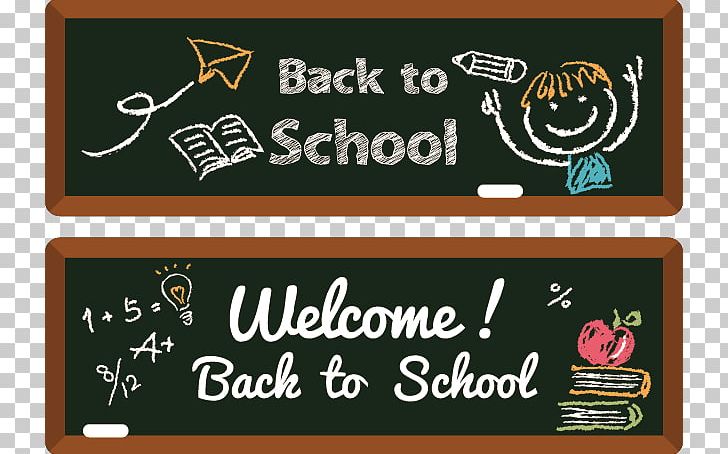 Paper Banner Blackboard PNG, Clipart, Adobe Illustrator, Advertising, Back To School, Brand, Chalk Free PNG Download