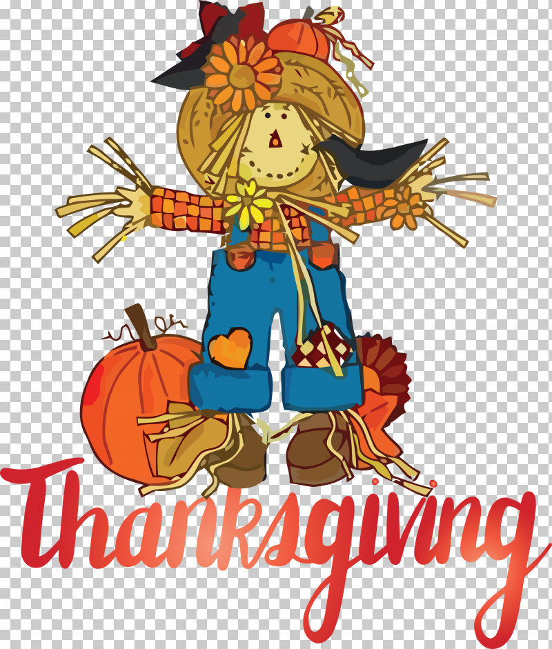Thanksgiving PNG, Clipart, Cartoon, Drawing, Fall, Scarecrow, Thanksgiving Free PNG Download