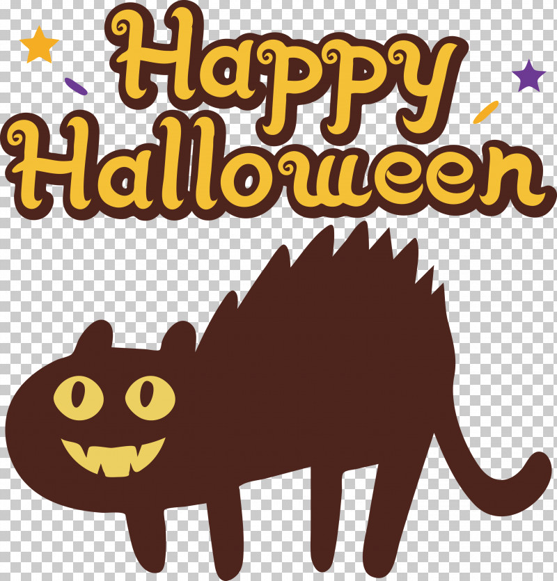 Happy Halloween PNG, Clipart, Cartoon, Cat, Catlike, Geometry, Happy Halloween Free PNG Download