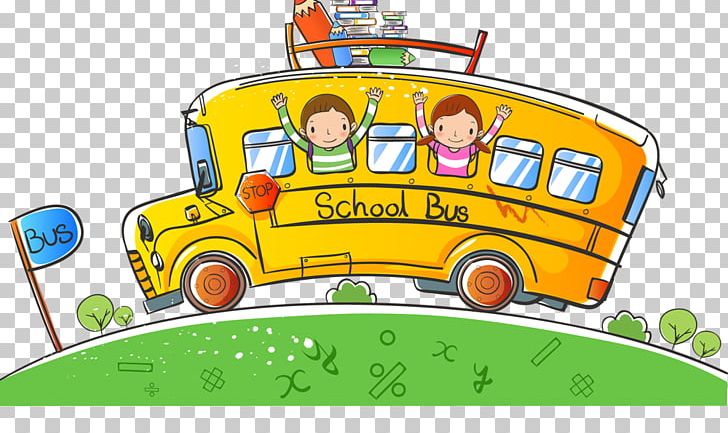 School Bus PNG, Clipart, Bus, Cartoon, Child, Children, Childrens Day Free PNG Download