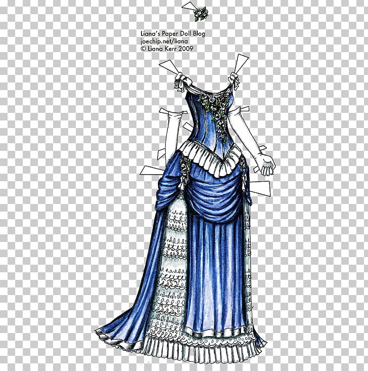 Ball Gown 1880s Dress Evening Gown PNG, Clipart, 1880s, Art, Ball, Ball Gown, Blue Free PNG Download