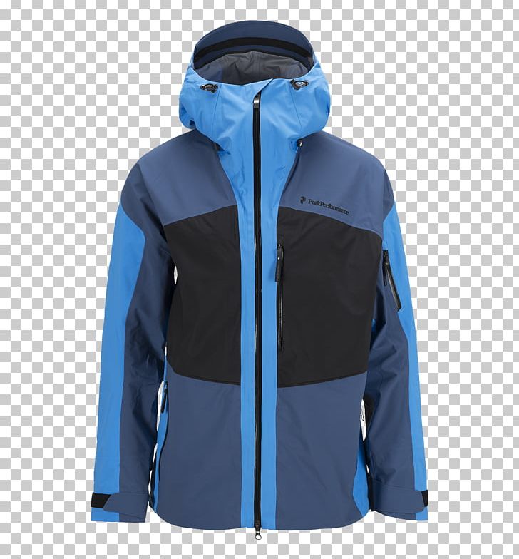 Jacket Hoodie Ski Suit Peak Performance PNG, Clipart, Alpine Skiing, Bluza, Clothing, Cobalt Blue, Daunenjacke Free PNG Download